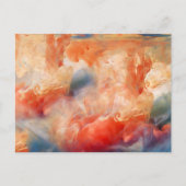Carte Postale Veines de marbre liquide en feu (Devant)