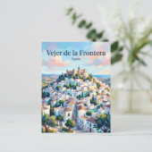 Carte Postale Vejer de la Frontera Espagne (Debout devant)
