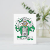 Carte Postale Velasquez Family Crest (Debout devant)