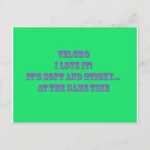 Carte Postale Velcro