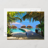 Carte Postale Veligandu, Maldives (Devant / Derrière)