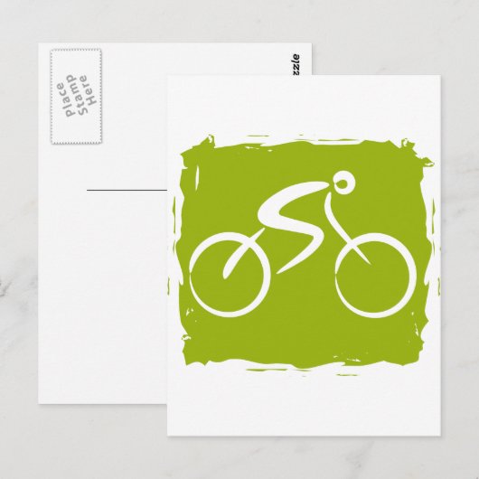 Carte Postale Vélo (Devant / Derrière)