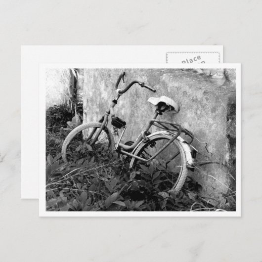 Carte Postale vélo (Devant / Derrière)