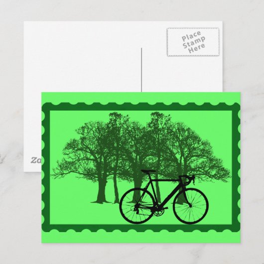 Carte Postale vélo (Devant / Derrière)