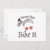 Carte Postale Vélo (Devant / Derrière)