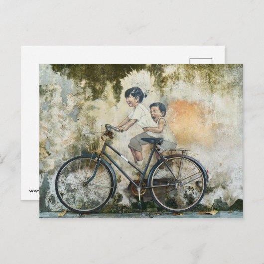 Carte Postale Vélo (Devant / Derrière)