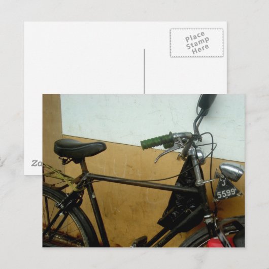 Carte Postale vélo (Devant / Derrière)