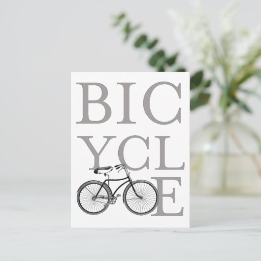 Carte Postale Vélo (Debout devant)