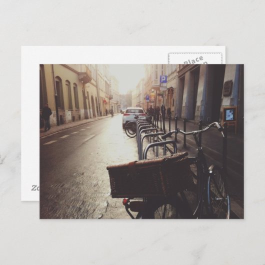 Carte Postale Vélo (Devant / Derrière)