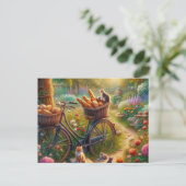 Carte Postale Vélo 1 (Debout devant)