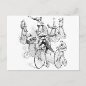 Carte postale Vélo à grande roue Dare Devils (Devant)