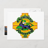 Carte Postale vélo alien (Devant / Derrière)