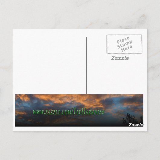 Carte Postale vélo alien (Dos)