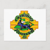 Carte Postale vélo alien (Devant)