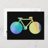 Carte Postale vélo aquarella (Devant / Derrière)