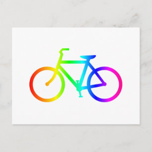 Carte Postale Vélo arc-en-ciel 4