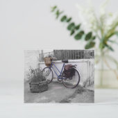 Carte Postale Vélo avec panier - Île de Mull (Debout devant)