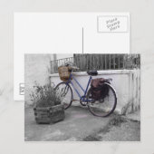 Carte Postale Vélo avec panier - Île de Mull (Devant / Derrière)