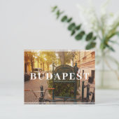 Carte postale Vélo Budapest (Debout devant)