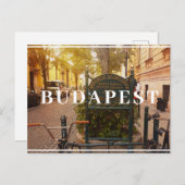 Carte postale Vélo Budapest (Devant / Derrière)