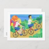 Carte Postale Vélo dans Central Park (Devant / Derrière)