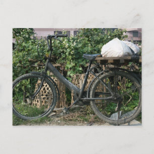 Carte Postale Vélo dans le jardin de Taipei, Taïwan