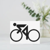 Carte Postale vélo de course (Debout devant)