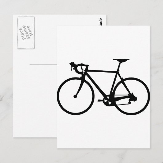 Carte Postale vélo de course - vélo de course (Devant / Derrière)