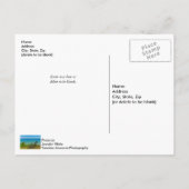 Carte postale vélo de l'île Mackinac (Dos)