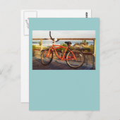 Carte Postale Vélo de promenade (Devant / Derrière)