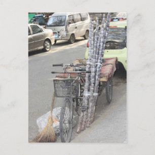 Carte Postale Vélo de travail à Pékin