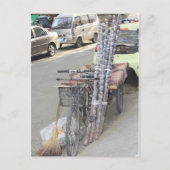 Carte Postale Vélo de travail à Pékin (Devant)