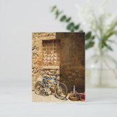 Carte Postale Vélo devant un mur, Monteriggioni, Sienne (Debout devant)