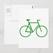 Carte Postale Vélo devenez écolo (Devant / Derrière)