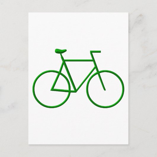 Carte Postale Vélo devenez écolo (Devant)