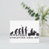 Carte Postale vélo d'évolution (Debout devant)
