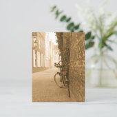 Carte Postale Vélo en Belgique (Debout devant)