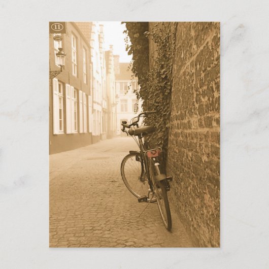 Carte Postale Vélo en Belgique (Devant)