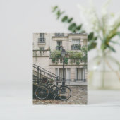 Carte Postale Vélo et ville (Debout devant)