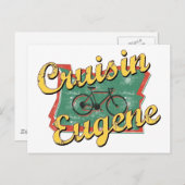 Carte Postale Vélo Eugene Cruise Oregon (Devant / Derrière)