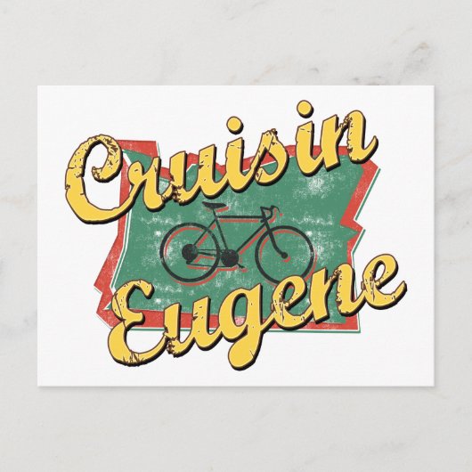 Carte Postale Vélo Eugene Cruise Oregon (Devant)