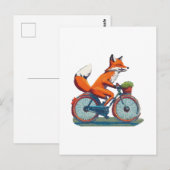 Carte Postale Vélo Fox (Devant / Derrière)