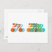 Carte Postale Vélo Freak (Devant / Derrière)