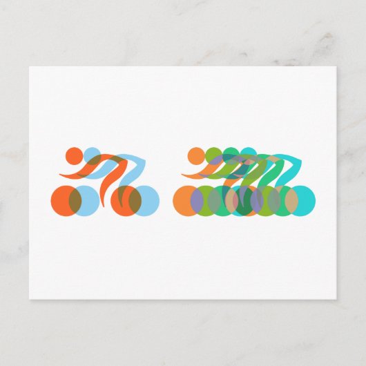 Carte Postale Vélo Freak (Devant)