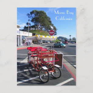Carte postale Vélo Fun Morro Bay !