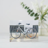 Carte Postale Vélo gris, Copenhague, Danemark (Debout devant)
