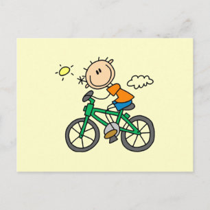 Carte Postale Vélo - Homme