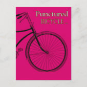 Carte Postale Vélo perforé (Devant)