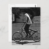 Carte Postale Vélo pour garçon (Devant / Derrière)