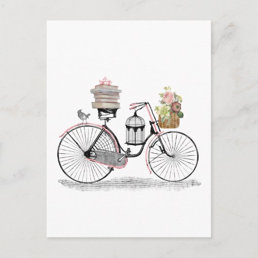 Carte Postale Vélo push Imaginaire (Devant)